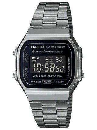 ZEGAREK MĘSKI CASIO A168WGG-1BDF (zd088d) - KLASYKA + BOX