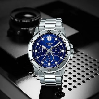 ZEGAREK MĘSKI CASIO MTP-VD300D-2E (zd268b) + BOX