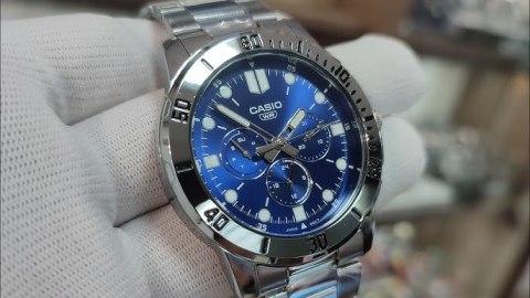 ZEGAREK MĘSKI CASIO MTP-VD300D-2E (zd268b) + BOX