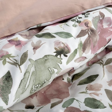 KOMPLET POŚCIELI SATYNOWEJ SPRING 57 140 X 200 CM BIAŁY