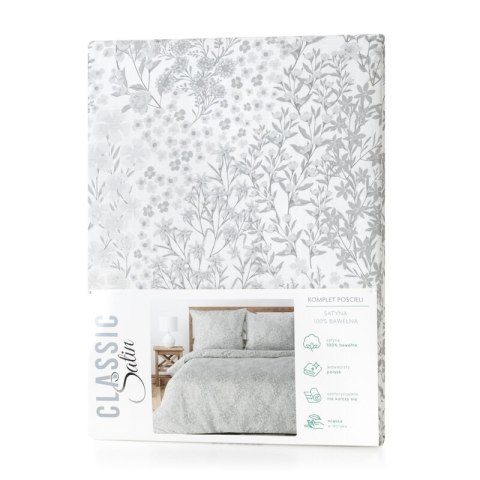KOMPLET POŚCIELI SATYNOWEJ SPRING 59 220 X 200 CM BIAŁY