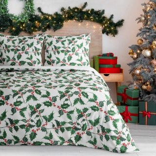 KOMPLET POŚCIELI ŚWIATECZNEJ TORI 160 X 200 CM BIAŁY