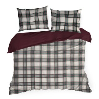 ŚWIĄTECZNY KOMPLET POŚCIELI AARON 160 X 200 CM BIAŁY