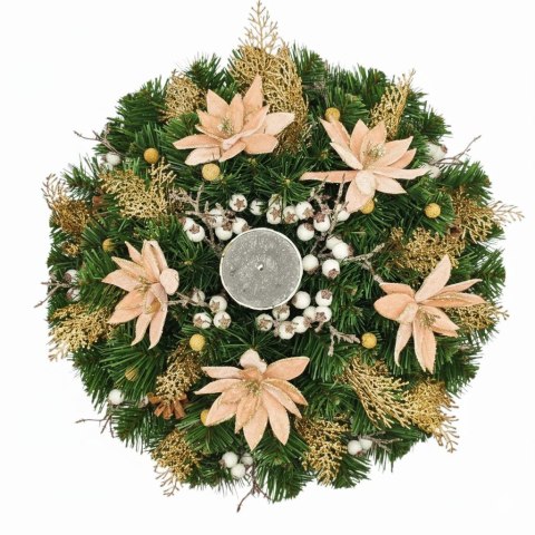 Stroik na stół komodę dekoracja świąteczna na Boże Narodzenie kopułka