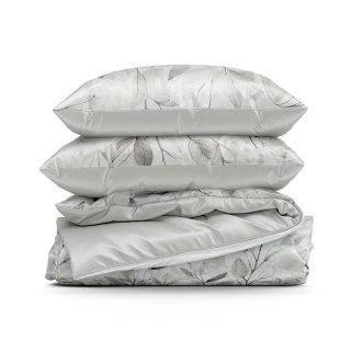 KOMPLET POŚCIELI SATYNOWEJ SPRING 63 140 X 200 CM SREBRNY