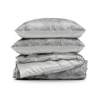 KOMPLET POŚCIELI SATYNOWEJ SPRING 71 160 X 200 CM SREBRNY