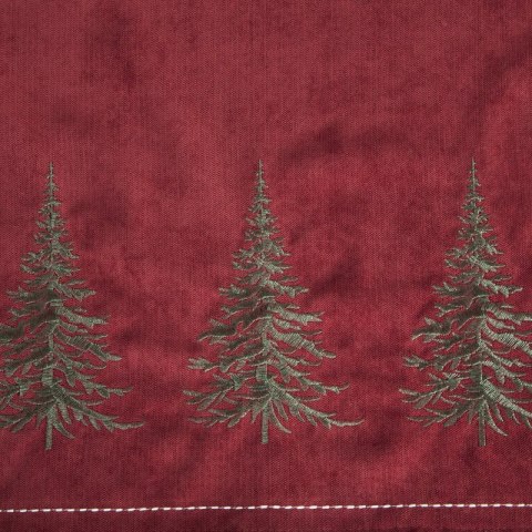 OBRUS ŚWIĄTECZNY 26 40 X 183 CM BORDOWY