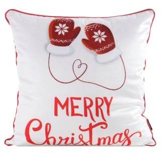 POSZEWKA ŚWIĄTECZNY 189 45 X 45 CM BIAŁY