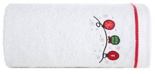 RĘCZNIK ŚWIATECZNY GERDA2 70 X 140 CM BIAŁY