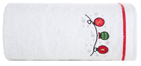 RĘCZNIK ŚWIATECZNY GERDA2 70 X 140 CM BIAŁY