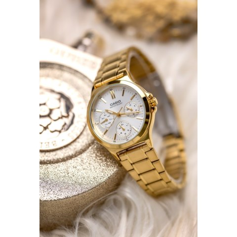 ZEGAREK DAMSKI CASIO LTP-V300G-7A (zd566b) + BOX
