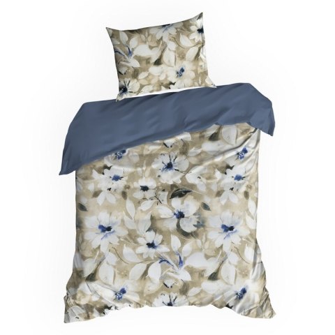 KOMPLET POŚCIELI SATYNOWEJ SPRING 66 160 X 200 CM JASNOBEŻOWY