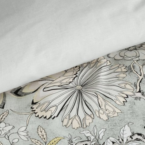 KOMPLET POŚCIELI SATYNOWEJ SPRING 72 160 X 200 CM JASNOSTALOWY