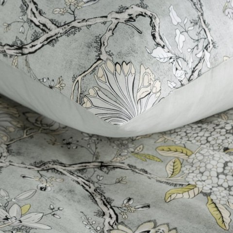 KOMPLET POŚCIELI SATYNOWEJ SPRING 72 160 X 200 CM JASNOSTALOWY