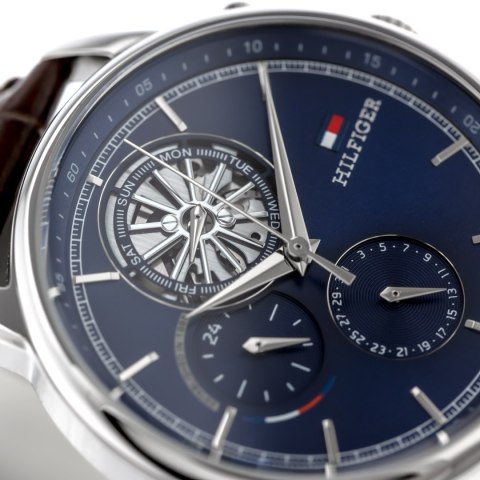 ZEGAREK MĘSKI TOMMY HILFIGER 1710629 Steward Open Heart + BOX