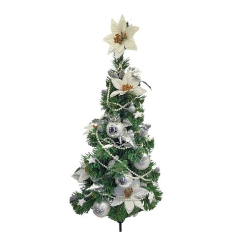 Gotowa ubrana choinka świąteczna do domu biura + światełka 70cm