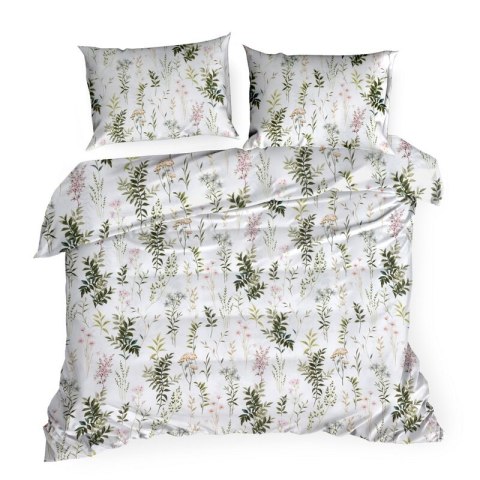 KOMPLET POŚCIELI BAWEŁNIANEJ VANESS 140 X 200 CM BIAŁY