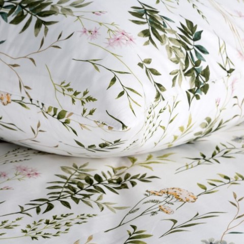 KOMPLET POŚCIELI BAWEŁNIANEJ VANESS 140 X 200 CM BIAŁY