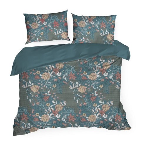 KOMPLET POŚCIELI HOME 01 160 X 200 CM TURKUSOWY