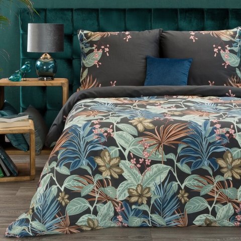 KOMPLET POŚCIELI HOME 03 220 X 200 CM GRAFITOWY