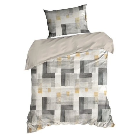 KOMPLET POŚCIELI HOME 06 160 X 200 CM STALOWY