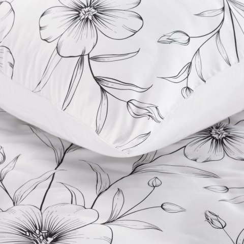 KOMPLET POŚCIELI SATYNOWEJ SPRING 64 140 X 200 CM BIAŁY