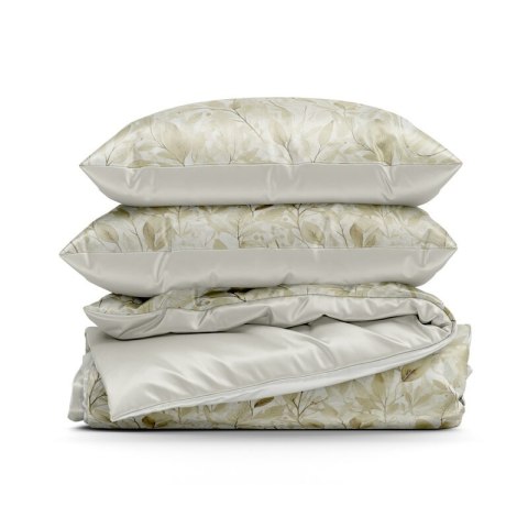 KOMPLET POŚCIELI SATYNOWEJ SPRING 70 140 X 200 CM BIAŁY