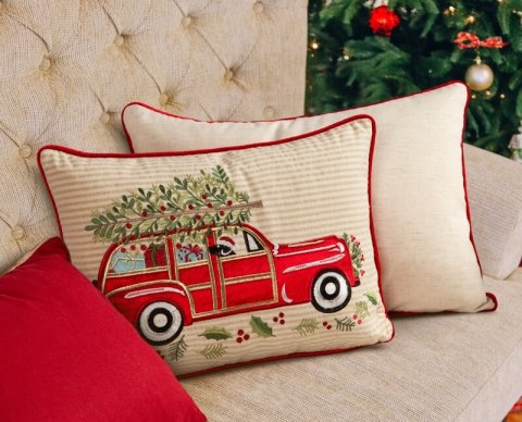 POSZEWKA ŚWIĄTECZNY 141 35 X 50 CM CZERWONY