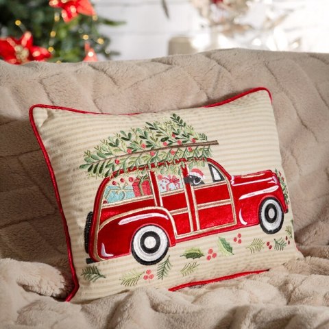 POSZEWKA ŚWIĄTECZNY 141 35 X 50 CM CZERWONY