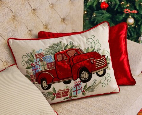 POSZEWKA ŚWIĄTECZNY 144 35 X 50 CM CZERWONY