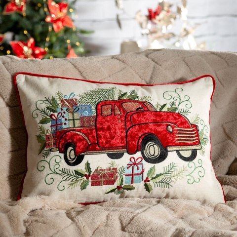 POSZEWKA ŚWIĄTECZNY 144 35 X 50 CM CZERWONY