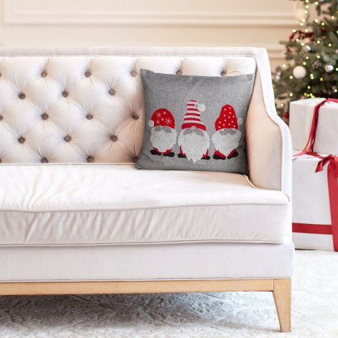 POSZEWKA ŚWIĄTECZNY 160 45 X 45 CM SREBRNY