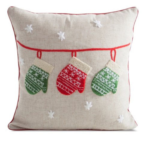 POSZEWKA ŚWIĄTECZNY 216 45 X 45 CM BEŻOWY