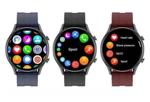 SMARTWATCH MĘSKI G. Rossi SW019-3 black/red (sg014c) PROWADZENIE ROZMÓW