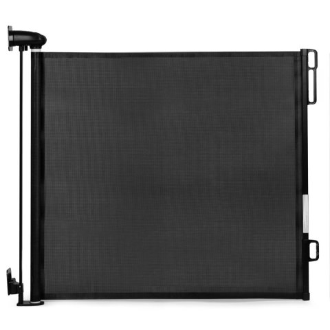 Bramka barierka roleta 160 cm ochronna zabezpieczająca na schody i drzwi czarna ECOTOYS