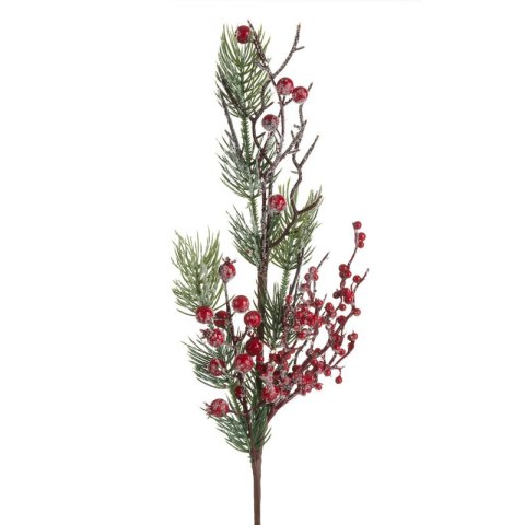 GAŁĄZKA ŚWIĄTECZNA DEKORACYJNA 257 55 CM ZIELONY