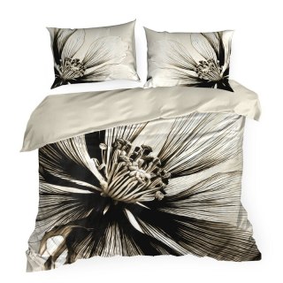 KOMPLET POŚCIELI SATYNOWEJ SPRING 78 160 X 200 CM JASNOBEŻOWY