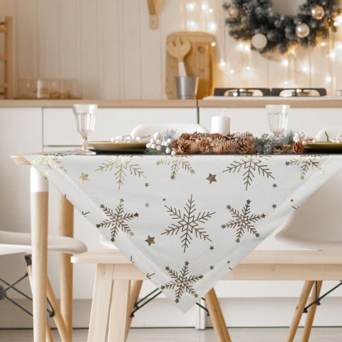 OBRUS ŚWIĄTECZNY 13 85 X 85 CM BIAŁY