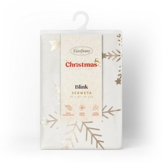 OBRUS ŚWIĄTECZNY 13 85 X 85 CM BIAŁY