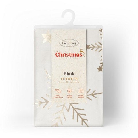 OBRUS ŚWIĄTECZNY 13 85 X 85 CM BIAŁY