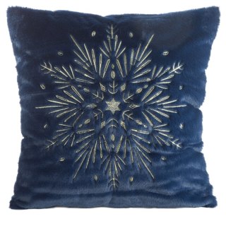 POSZEWKA ŚWIATECZNA 119C 45 X 45 CM GRANATOWY