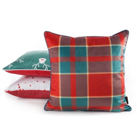 POSZEWKA ŚWIĄTECZNY 182 45 X 45 CM CZERWONY