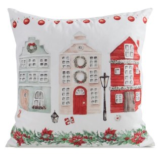 POSZEWKA ŚWIĄTECZNY 211 45 X 45 CM BIAŁY