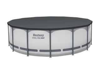 Basen stelażowy Steel Pro MAX 427x122 Szary 14FT BESTWAY 5w1 + Akcesoria