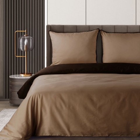 KOMPLET POŚCIELI LUNARA 220 X 200 CM JASNOBRĄZOWY