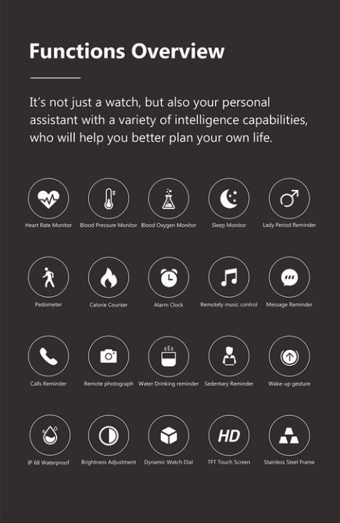 SMARTWATCH DAMSKI G. Rossi SW014-3 pink (sg009c)