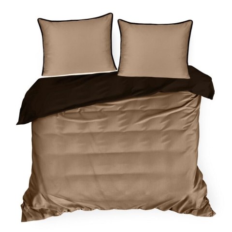 KOMPLET POŚCIELI LUNARA 140 X 200 CM JASNOBRĄZOWY
