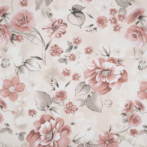 KOMPLET POŚCIELI SATYNOWEJ SPRING 42 140 X 200 CM PUDROWY RÓŻ