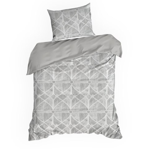 KOMPLET POŚCIELI SATYNOWEJ SPRING 55 160 X 200 CM SZARY