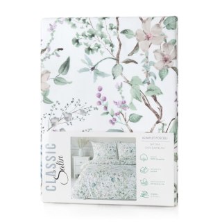 KOMPLET POŚCIELI SATYNOWEJ SPRING 56 140 X 200 CM BIAŁY